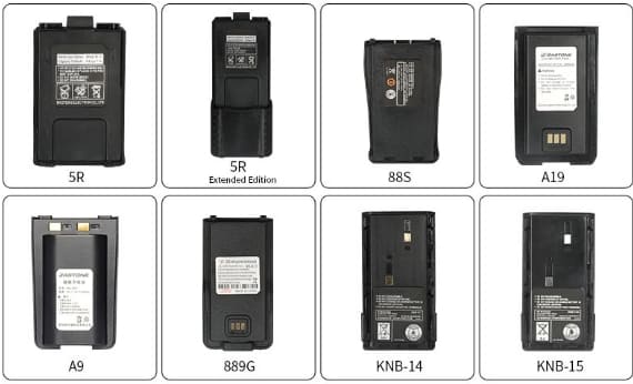 baterias para walkie talkie